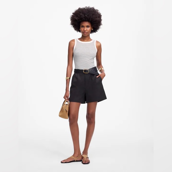 Madewell Pants - Madewell The Drapey Twill Pleated Short